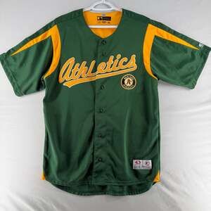 0900 Medium Oakland Athletics A's Button Down Dynasty Jersey
